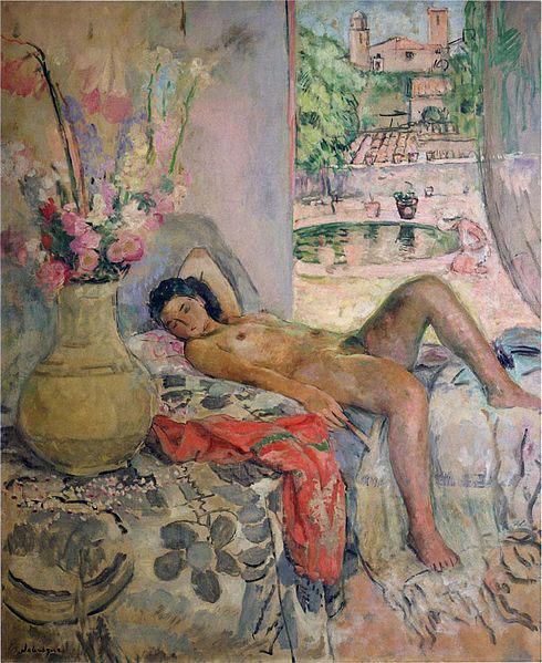 Nude portrait by Henri Lebasque, oil on canvas. Courtesy of The Athenaeum